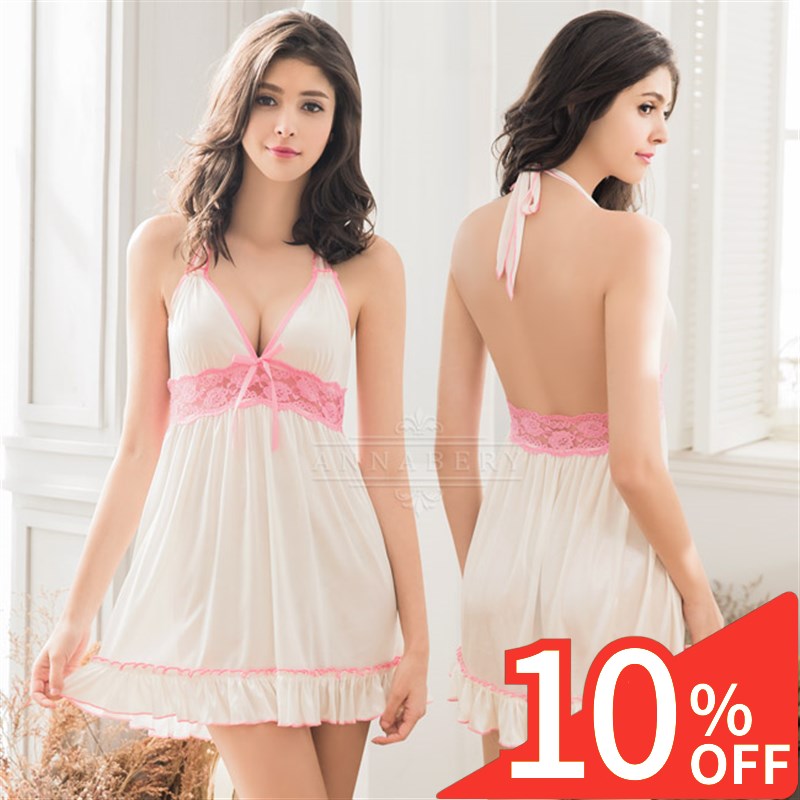 【Rakuten Fashion THE SALE 10%OFF】 セクシー ランジェリー ベビードール 白 L レース ベビードール ランジェリー ワンピース キャミソール ネグリジェ スリップ ルームウェア 部屋着 透け透け スケスケ レディース 女性 大人 セクシ-ランジェリー エロ 過激 エッチな下着