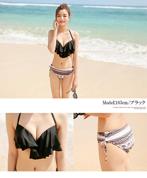水着レディースレディースバンドゥビキニセクシークロスデザインリゾート海外大人おしゃれ2017新作リーフ柄可愛い激安水着ワイヤービキニ大きいサイズ安いあす楽