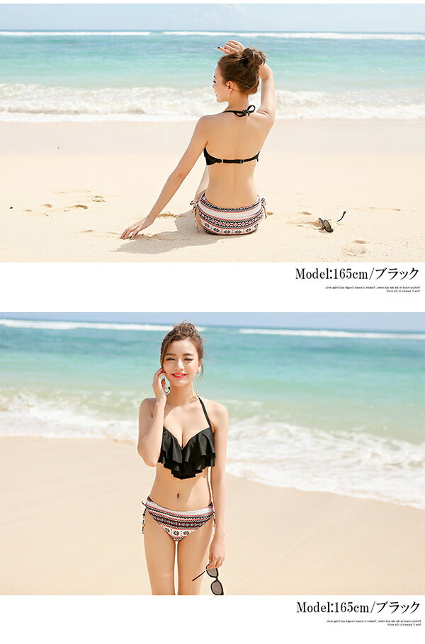 水着レディースレディースバンドゥビキニセクシーリゾート海外可愛い20162015パーカーワイヤービキニ大きいサイズ黒安い激安