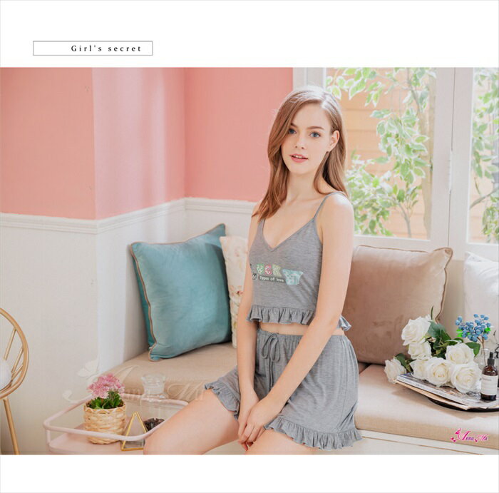 ルームウェア キャミソール ショートパンツ 上...の紹介画像3