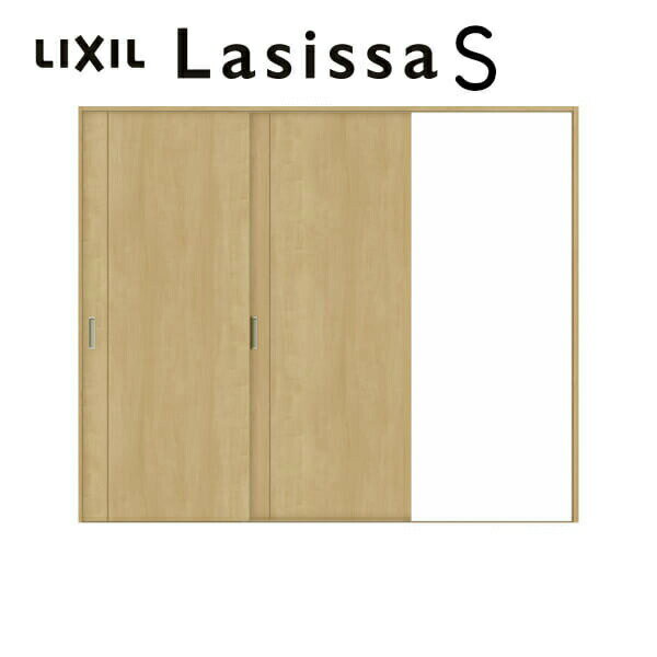 室内引き戸 Vレール方式 2枚建 片引き戸 ラシッサS LAC ケーシング付枠 2420 W2432×H2023mm リクシル LIXIL トステム TOSTE...