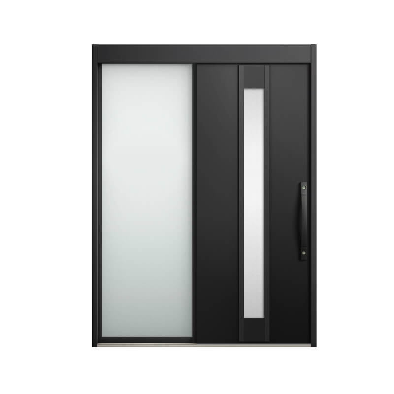 【2月はエントリーでP10倍】 玄関引き戸 リクシル 玄関引戸 エルムーブ2 L19型 片袖 本体鋼板仕様 呼称W164 W1640×H2288mm 玄関ドア 引き戸 LIXIL/TOSTEM トステム 玄関ドア 引戸 アルミサッシ リフォーム DIY リフォーム DIY