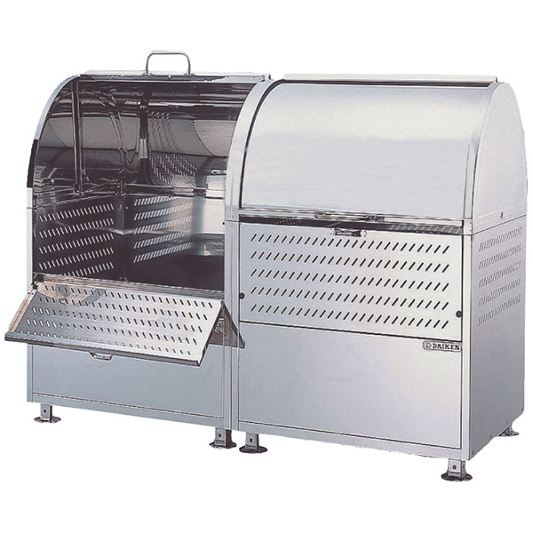 ダイケン クリーンストッカー 18-8ステンレス製 完成品 連結タイプ CKM-1200R-AD 間口1200mm ゴミ収集庫