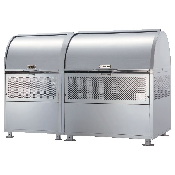 ダイケン クリーンストッカー 21クロムステンレス製 完成品 連結タイプ CKM-TN150R-AD 間口1500mm ゴミ収集庫