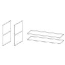 永大産業 ブラックフレームカウンター 天吊り用 日の字フレームセット FNS-FCBS307