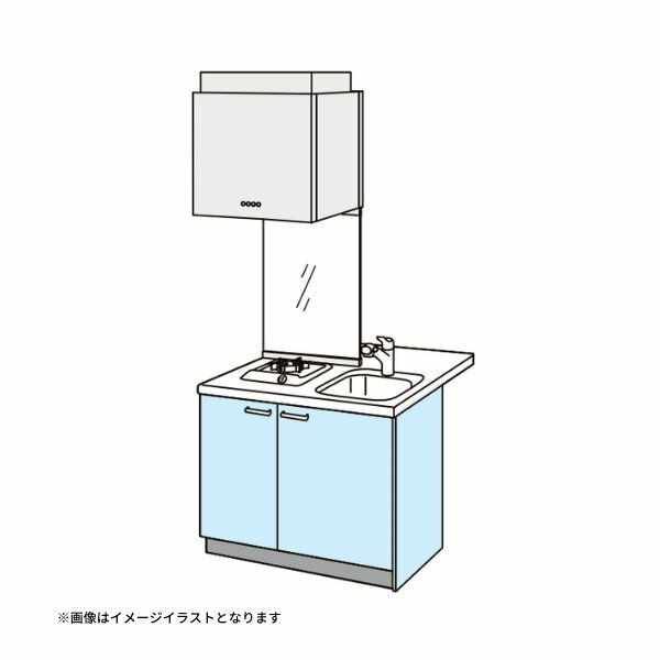 【2月はエントリーでP10倍】 コンパクトキッチン ティオ Tio LixiL ペニンシュラI型 ベーシック W1074mm 間口107.4cm 奥行97cm(グリルなし1口コンロ用) グループ2 リクシル システムキッチン