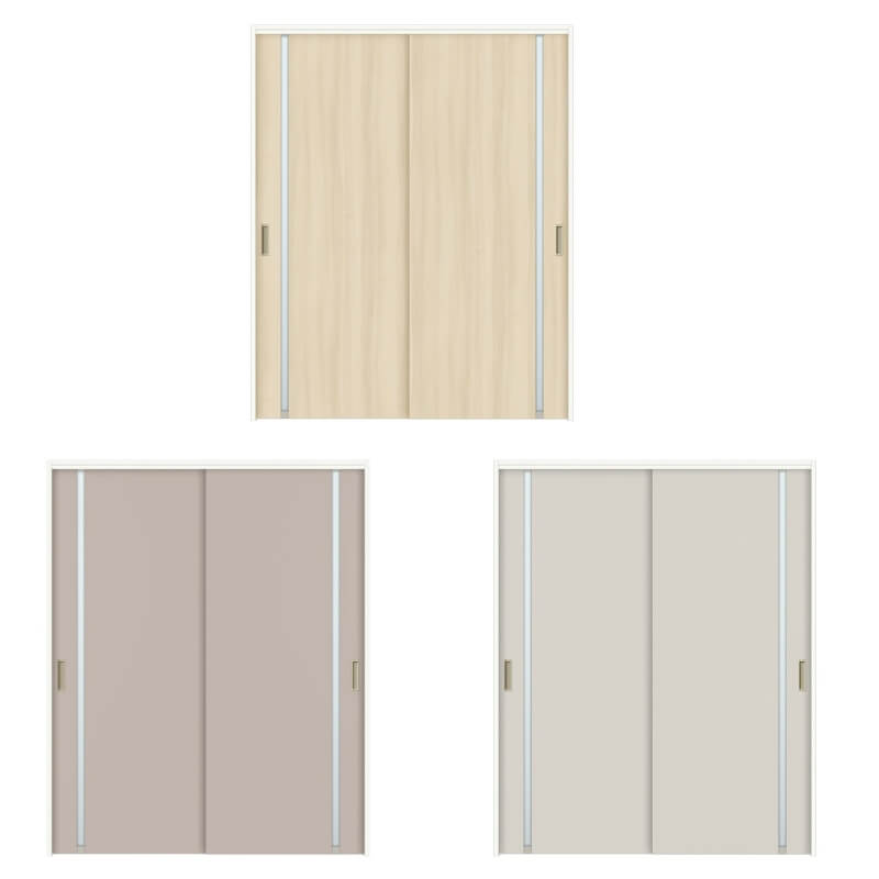 【オーダーサイズ 】可動間仕切り 引戸上吊 リクシル ラシッサD キナリモダン 引違い戸 2枚建 AKMHH-LGL ケーシング付枠 W1092〜1992mm×H1750〜2425mm DIY