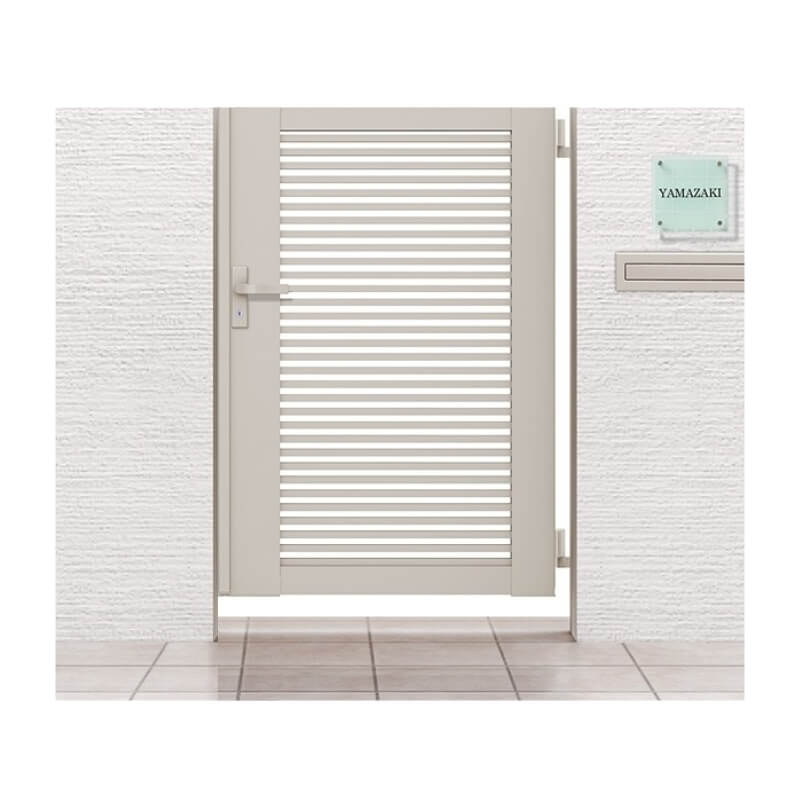 開き門扉AB YR1型 片開き 柱使用 呼称09-14 扉寸法W900×H1400mm リクシル LIXIL 開き門扉 おしゃれ シ..