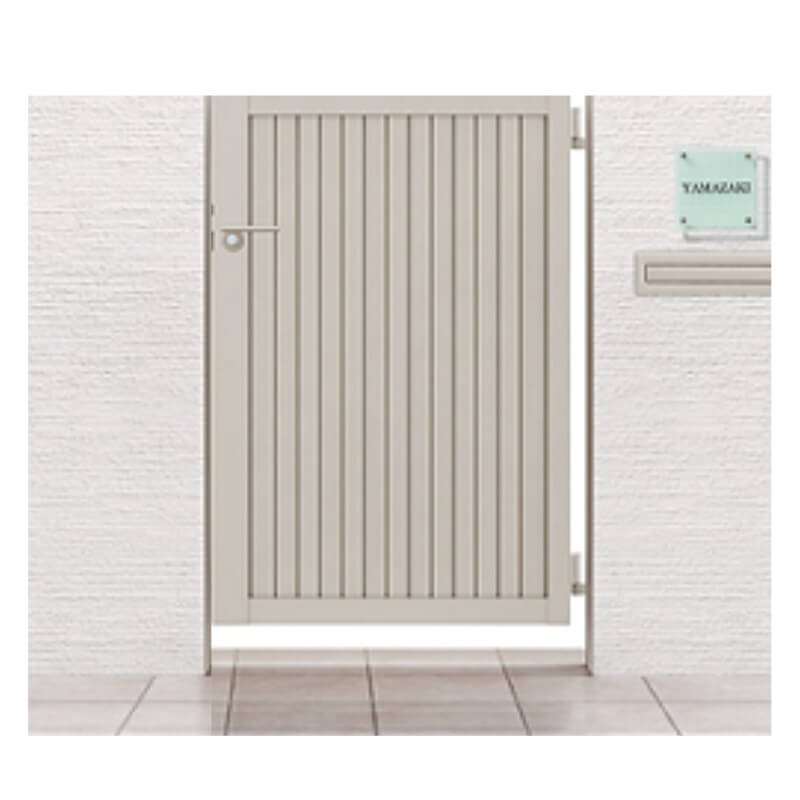 開き門扉AB TM1型 片開き 柱使用 呼称08-10 扉寸法W800×H1000mm リクシル LIXIL 開き門扉 おしゃれ シンプル リフォーム