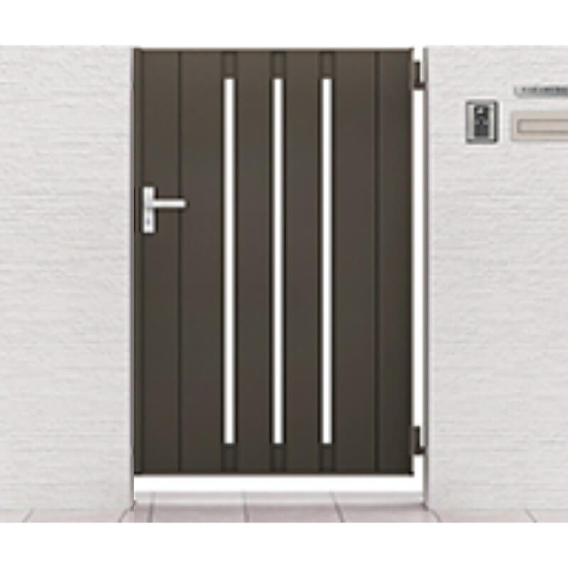 開き門扉AB TS2型 片開き 柱使用 呼称08-16 扉寸法W800×H1600mm リクシル LIXIL 開き門扉 おしゃれ シ..