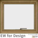 横すべり出し窓 046043 EW for Design (TG) W500×H500mm 樹脂サッシ 窓 アングル付 アルゴンガス トリプルガラス リクシル ...