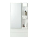 ピアラ ミラーキャビネット 間口W500mm MAR3-501TYJU 1面鏡 電球形LED 鏡裏収納付 全高1780mm用 くもり止めコート付 洗面台 おしゃ...