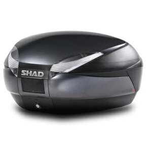 バイク リアボックス ハードケース SHAD SH48 リアボックス ダークグレー 【取り寄せ】