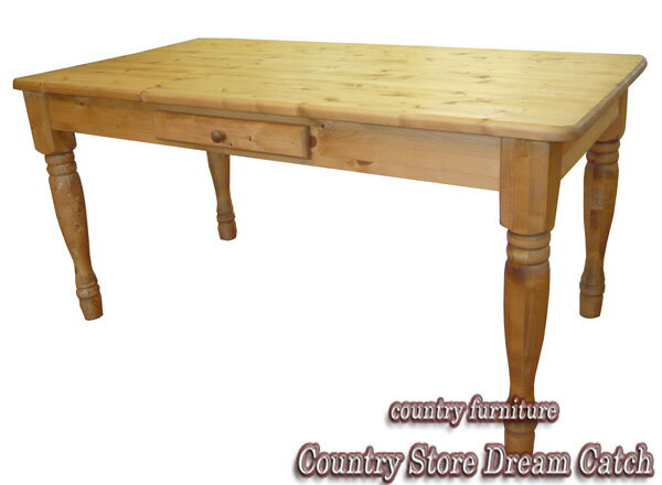[カントリー家具] ダイニングテーブル W1350【送料無料】パイン材 テーブル 食卓テーブル(キャンペーン除外品) [完成品] 北欧