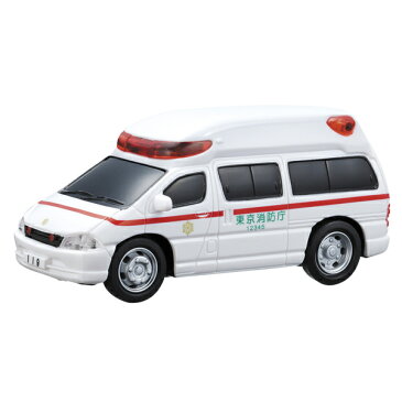 マルカ ドライブタウン 【緊急車 3台セット】 パトカー 救急車 消防車 プルバックカー ミニカー 自動車 おもちゃ 知育玩具