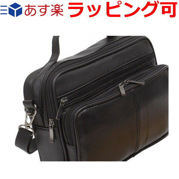 送料無料 羊皮×合皮 ショルダーバッグ メンズ 斜めがけ ショルダーバック 横型 24cm 50代 40代 30代 20代 おしゃれ マチあり かばん カバン 鞄 男性用 紳士用 1103