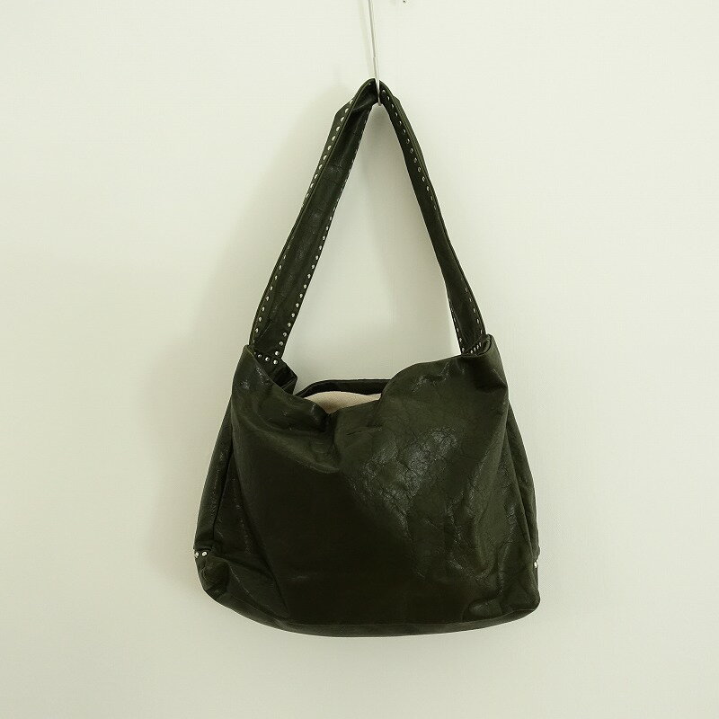 エバゴス ebagos モチアルク ヤマコトバスタッズショルダーバッグ【中古】【72I02】【高価買取中】