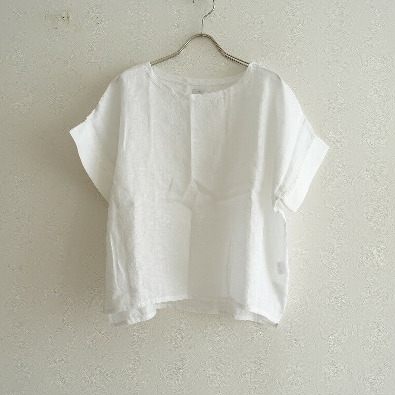 イチ ICHI リネンショートスリーブボックスブラウス -【中古】【02E12】【高価買取中】のサムネイル