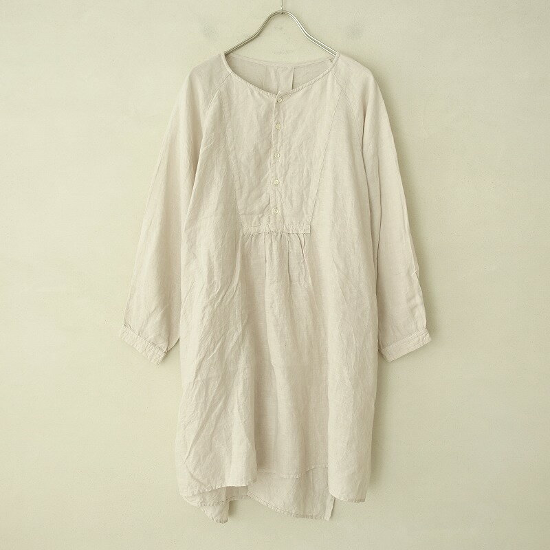 ネストローブ nest Robe リネン長袖ワンピース F【中古】【50I12】【高価買取中】のサムネイル