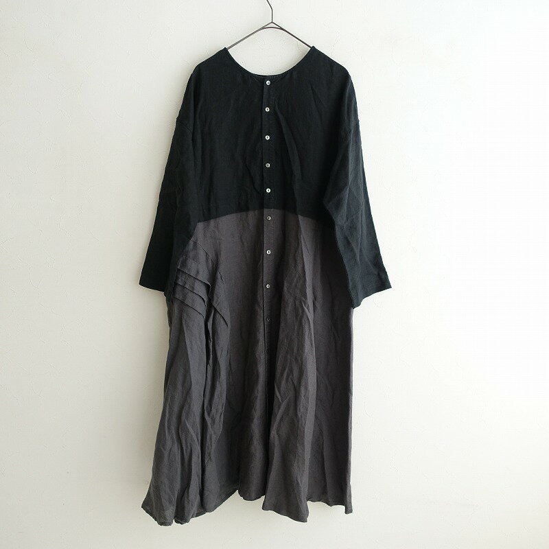 ネストローブ nest Robe リネンサイドタックワンピース F【中古】【62G22】【高価買取中】