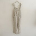 y艿6.4z AXNA INSCRIRE Linen Canvas Overalls I[o[I[ 36yÁzy12C32zy撆z