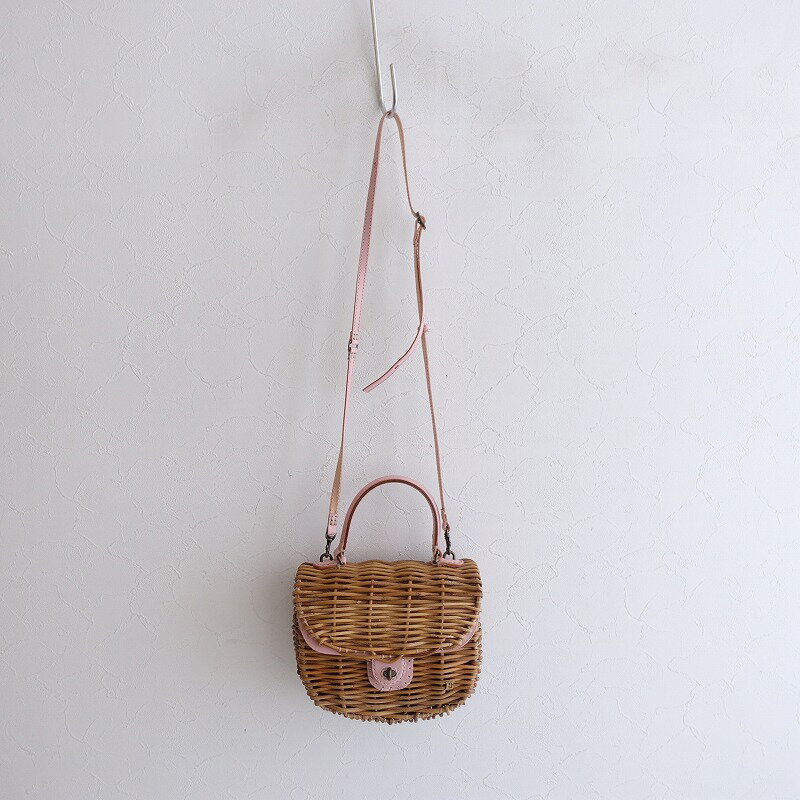 ∴ 【2022SS/定価12.1】 エバゴス ebagos run run jump hope roll and goカゴカゴ・ハンドバッグ紅籐ショルダー【中古】【41E32】【高価買取中】のサムネイル