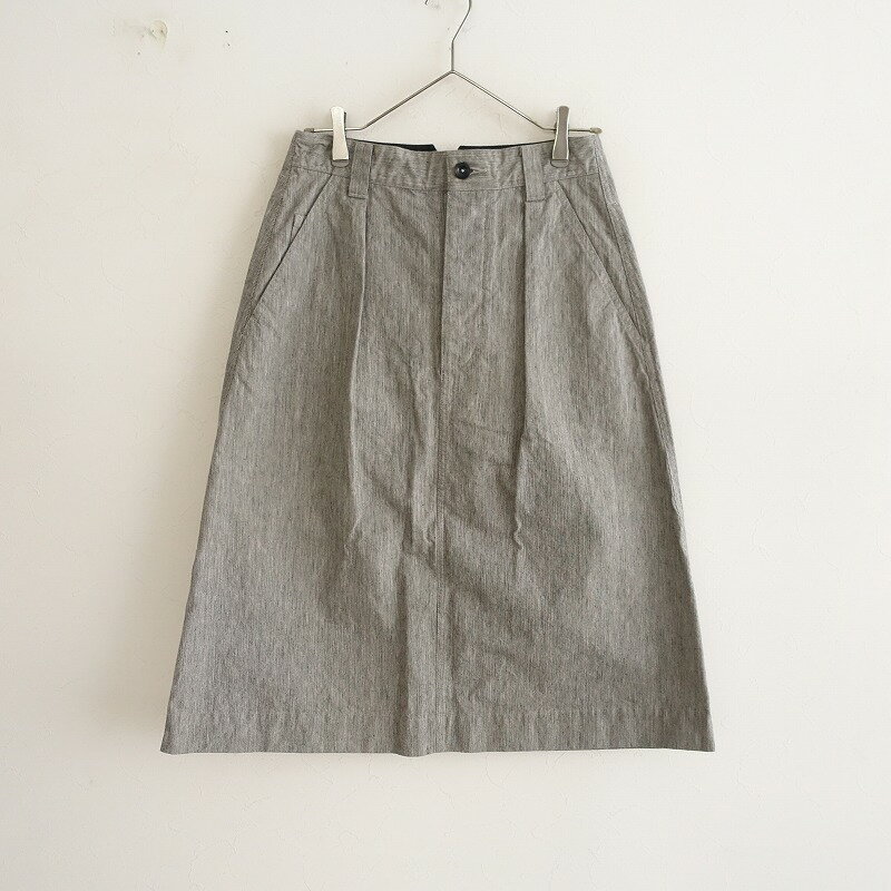 2021AW/ マーガレットハウエル MHL. IRREGULAR END ON END COTTON LINENスカート 1【中古】【60H32】【高価買取中】のサムネイル