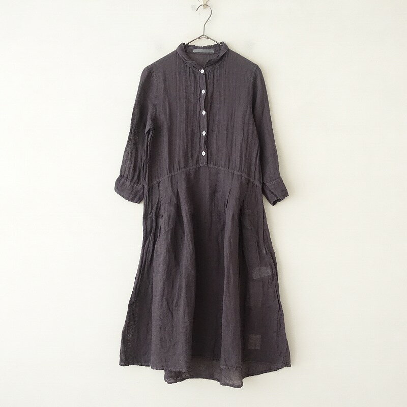 【染/定価2.7万】 エヴァムエヴァ evam eva リネンガーゼワンピース M【中古】【02H32】【高価買取中】のサムネイル