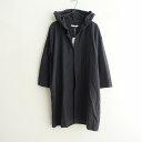 //【定価2.3万】エヴァムエヴァ evam eva vie フランネルコットンフーデッドローブ M 【中古】【42J32】(4)