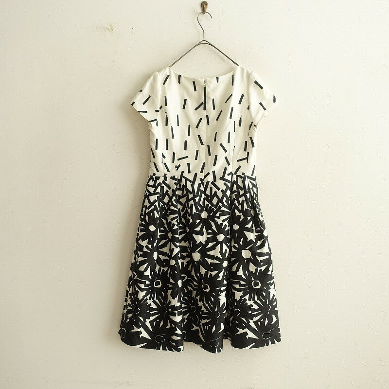 //トゥービーシック TO BE CHIC プリントドレス 40 【中古】【02L32】