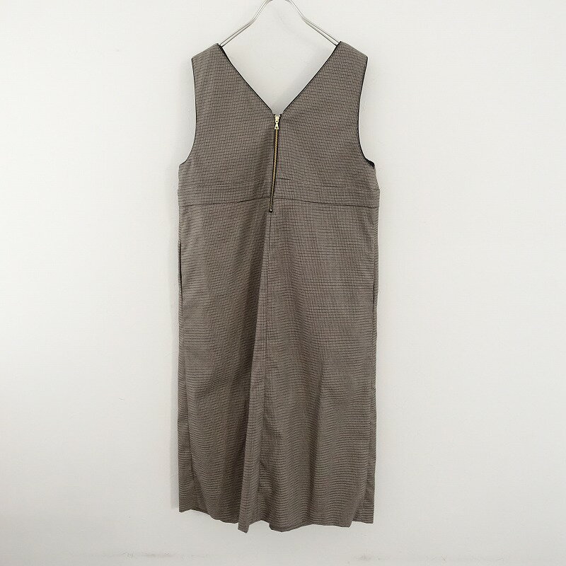 //ユノートル une autre ガンクラブチェックジャンパースカート 【中古】【72A42】