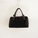 //エレナジラルディ Elena Girardi ハラコボストンバッグ 【中古】【82A42】