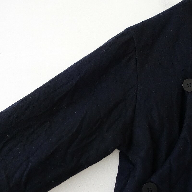 //【定価4.6万】ブルーブルー BLUE BLUE 籠染めウールフラノプリマロフトオリエンタルジャケット 1 【中古】【60C42】