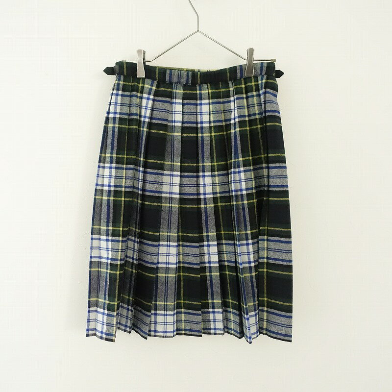 //オニールオブダブリン O’NEIL OF DUBLIN ウールポリエステルチェックキルトスカート US 8 【中古】【41C42】