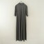 【美品/定価2.8万】グラフペーパー Graphpaper Fine Smooth Mock Neck Panel Line Dress 00 【中古】【42D42】