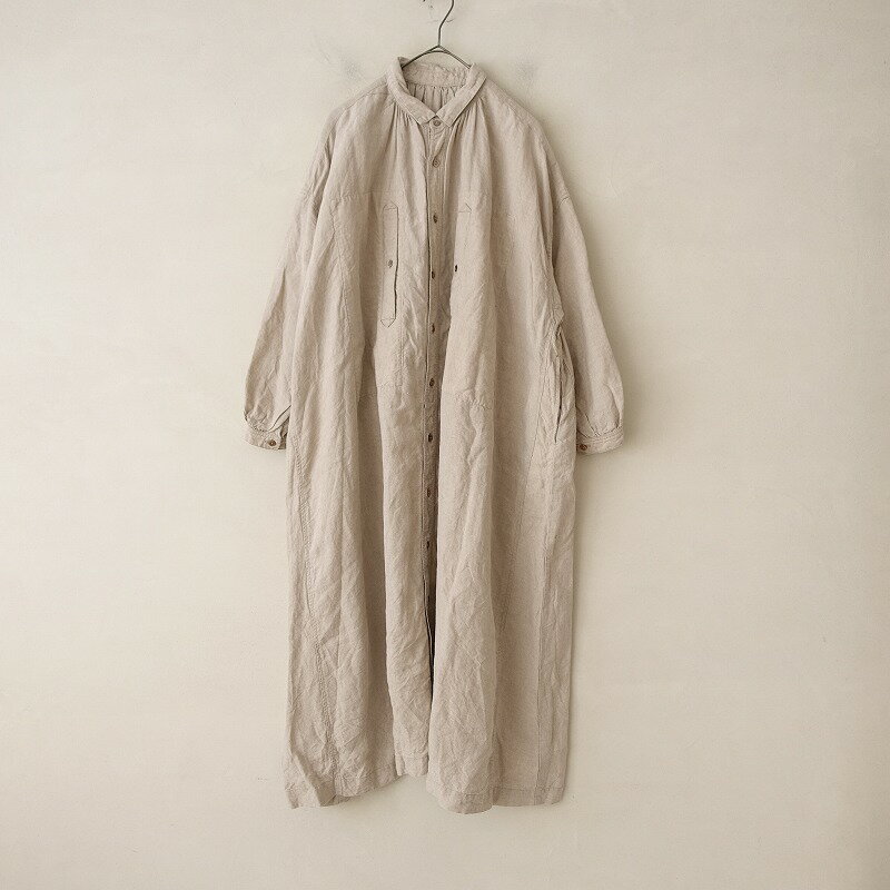 ネストローブ nest Robe リトアニアリネンスモックワンピース F 