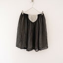 ルベックセンヤマナカ rubecksen yamanaka シルク楊柳ガーゼバイカラースカート S 【中古】【81F42】
