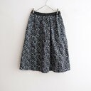 【美品】グリン grin 刺しゅうスカート 2 【中古】【81G42】