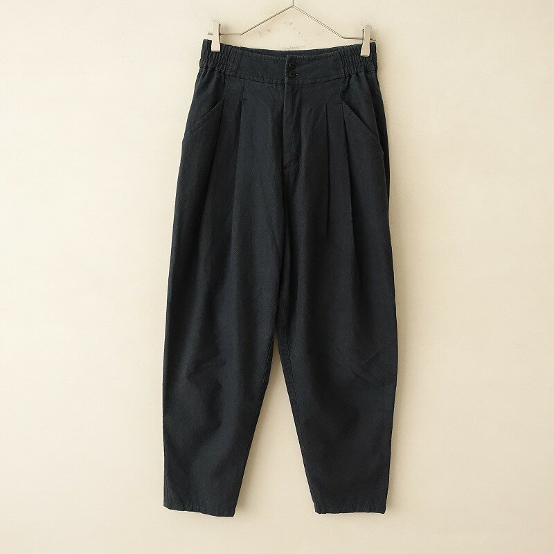 Rakuten - 【2023/定価3.1万】パドカレ pas de calais 綿麻ヴィンテージキャンバスパンツ 34 【中古】【12G42】