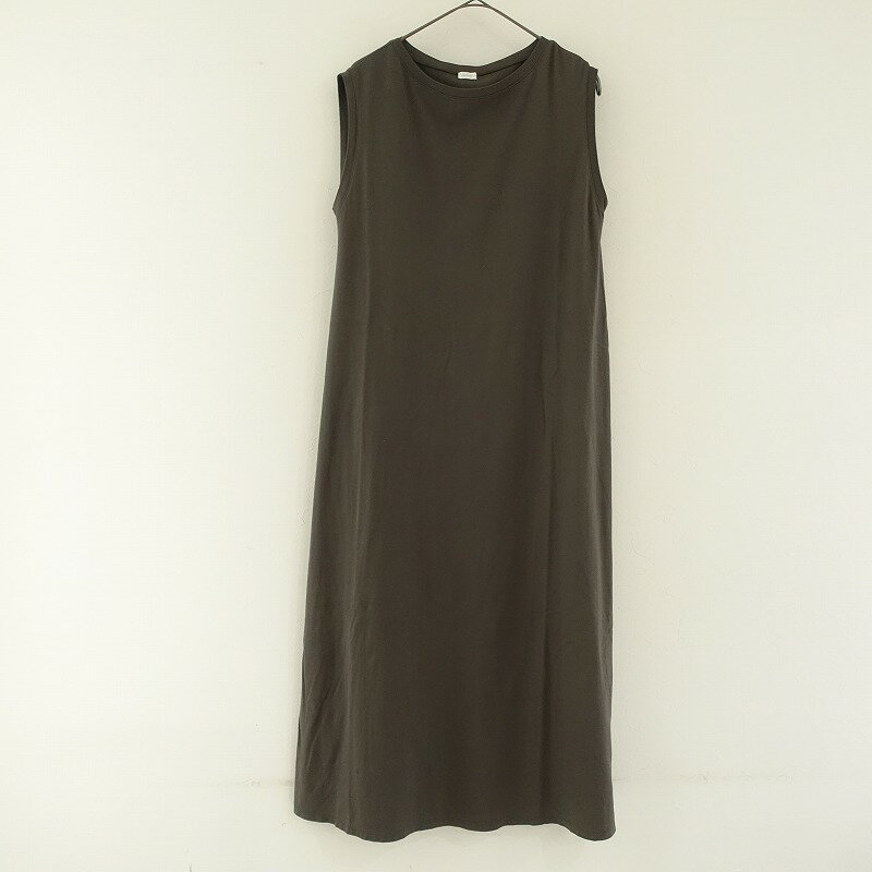 2022SS/ギャルリーヴィー GALERIE VIE ボートネックノースリカットソーワンピース 36 【中古】【32G42】