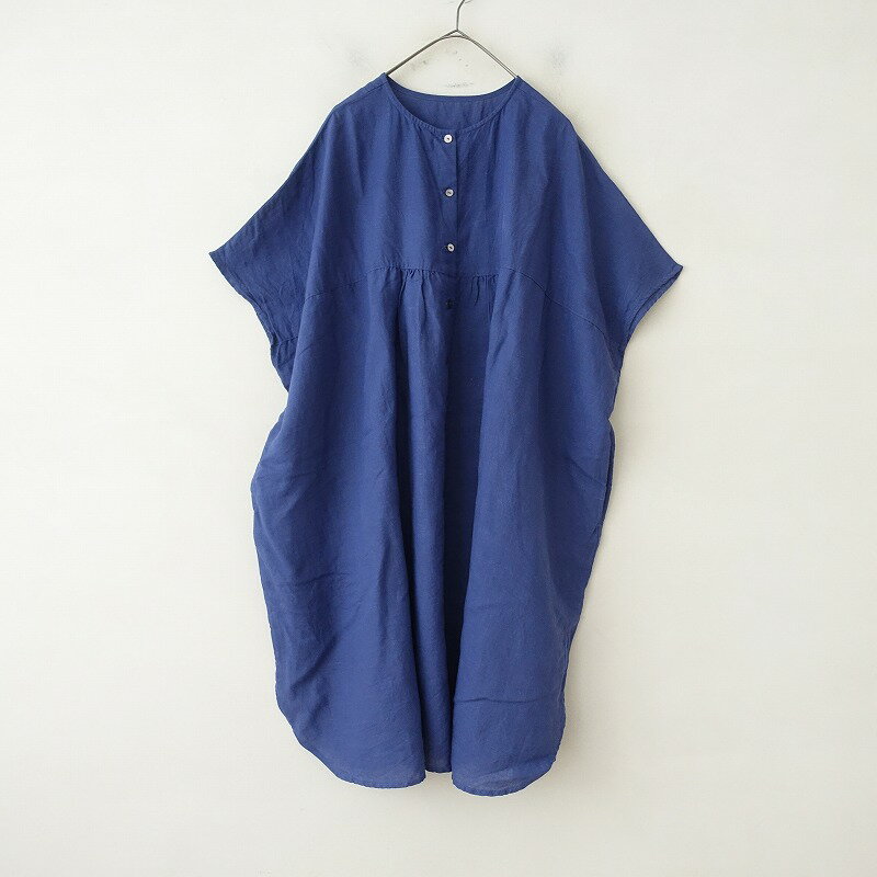 ノップドゥノッド nop de nod Ciel ラミーヨークギャザー5分袖2wayチュニック M 【中古】【80H42】
