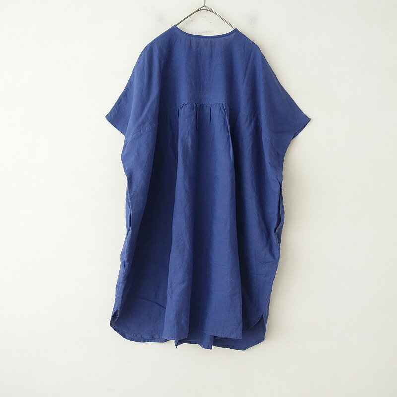 ブランド古着買取dropのノップドゥノッド nop de nod Ciel ラミーヨークギャザー5分袖2wayチュニック M 【中古】【80H42】｜アングル2
