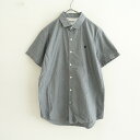 ティンバーランド Timberland オックス半袖ワンポイント刺しゅうシャツ L/G 【中古】【82H42】