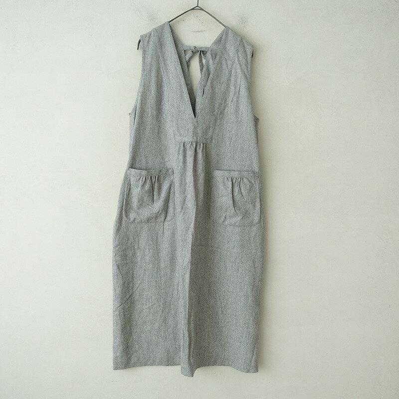【定価3万】スプールバイビーアンドエイチ SPOOL BY B&H Apron Dress エプロンドレス - 【中古】【61J4..