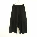 【美品/定価3.7万】ジウ 慈雨 シワ加工コットンイージーパンツ 40 【中古】【22J42】