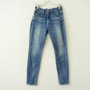 【定価2万】レッドカード RED CARD anniversary Highriseダメージ加工デニムパンツ 23 【中古】【42J42】