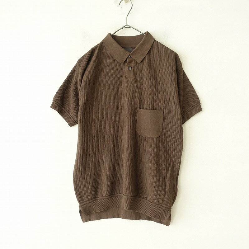 コムアーチ comm.arch. リネン鹿の子ポロシャツ 2 【中古】【21K42】