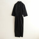 【染/定価5.8万】オーラリー AURALEE WASHED CAVALRY TWILL JUMPSUIT オールインワン 1 【中古】【61K42】