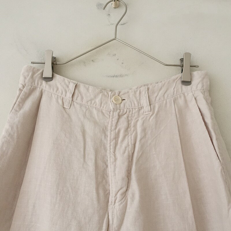 ネストローブ nest Robe リネンタックパンツ F 【中古】【30L42】
