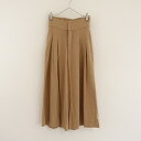 【定価1.7万】ケレン Kelen リネン混ワイドタックパンツ S 【中古】【30L42】